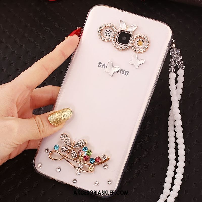 Futerał Samsung Galaxy A8 Miękki Rhinestone Telefon Komórkowy Przezroczysty Silikonowe Etui Tanie