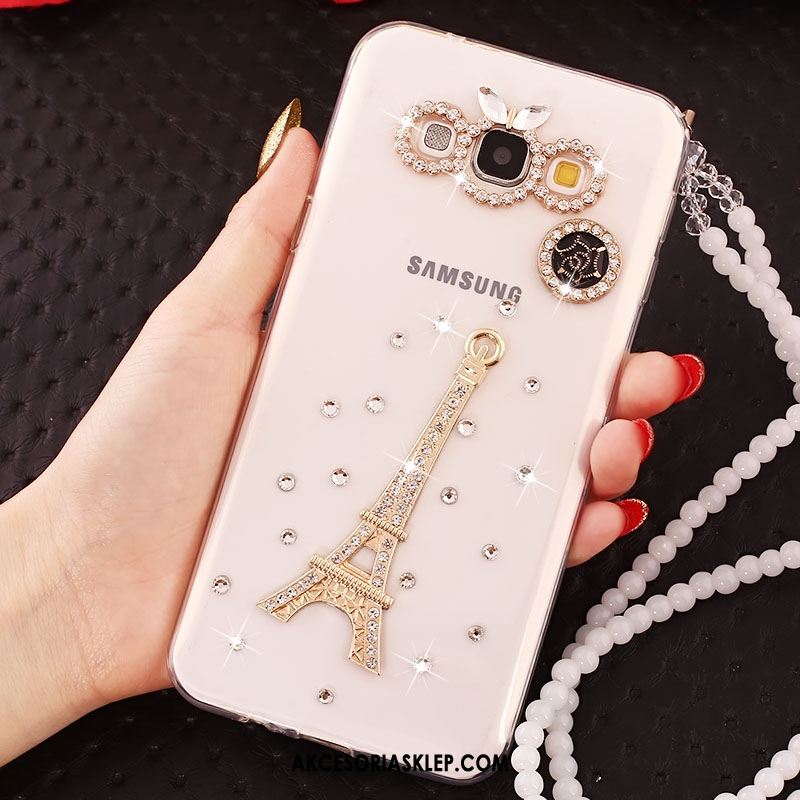 Futerał Samsung Galaxy A8 Miękki Rhinestone Telefon Komórkowy Przezroczysty Silikonowe Etui Tanie