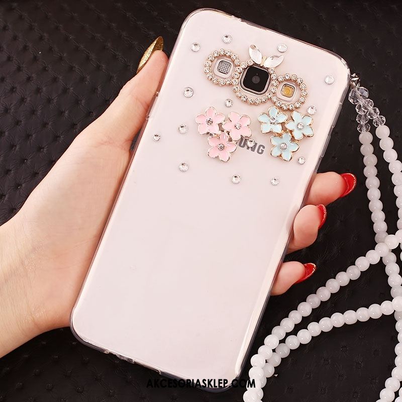 Futerał Samsung Galaxy A8 Miękki Rhinestone Telefon Komórkowy Przezroczysty Silikonowe Etui Tanie