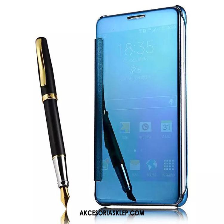 Futerał Samsung Galaxy A8 Ochraniacz Trudno Lustro Niebieski Gwiazda Obudowa Online
