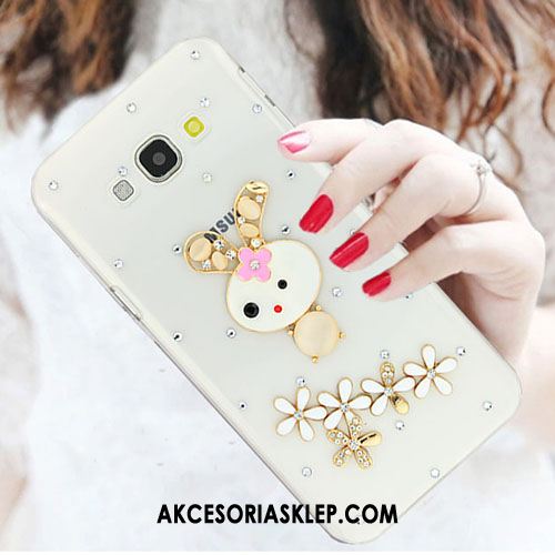 Futerał Samsung Galaxy A8 Tendencja Anti-fall Rhinestone Biały Gwiazda Pokrowce Oferta