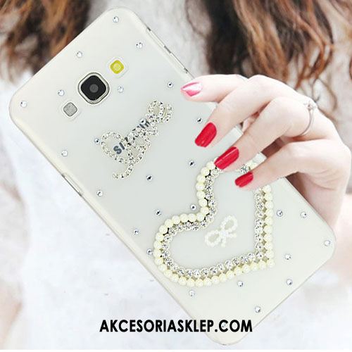 Futerał Samsung Galaxy A8 Tendencja Anti-fall Rhinestone Biały Gwiazda Pokrowce Oferta