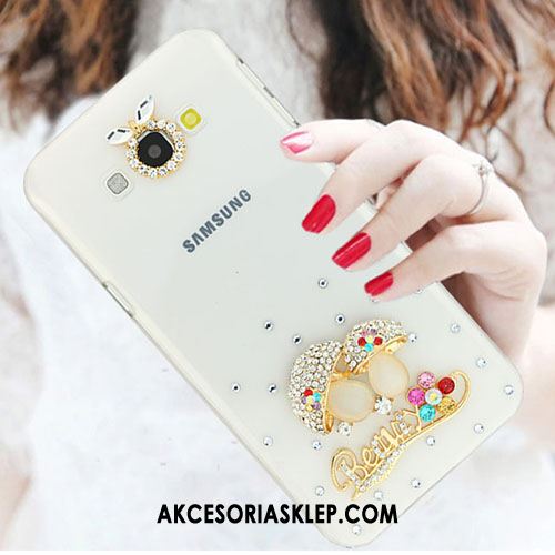 Futerał Samsung Galaxy A8 Tendencja Anti-fall Rhinestone Biały Gwiazda Pokrowce Oferta