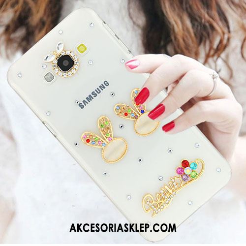 Futerał Samsung Galaxy A8 Tendencja Anti-fall Rhinestone Biały Gwiazda Pokrowce Oferta