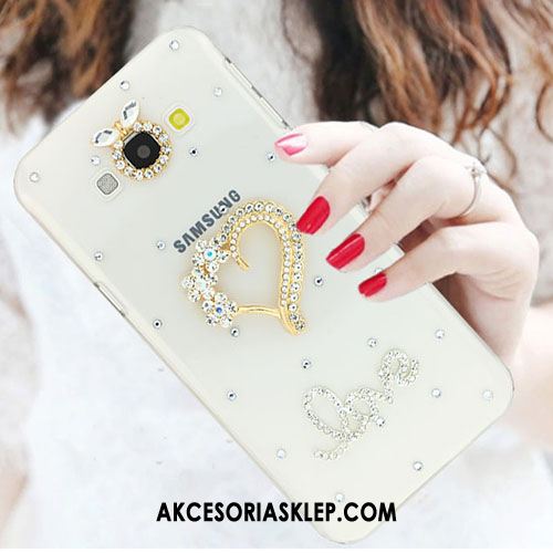 Futerał Samsung Galaxy A8 Tendencja Anti-fall Rhinestone Biały Gwiazda Pokrowce Oferta