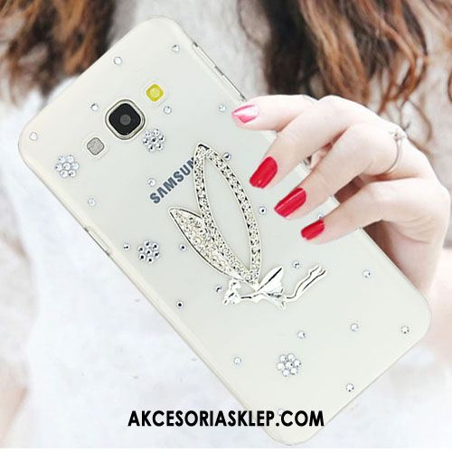 Futerał Samsung Galaxy A8 Tendencja Anti-fall Rhinestone Biały Gwiazda Pokrowce Oferta