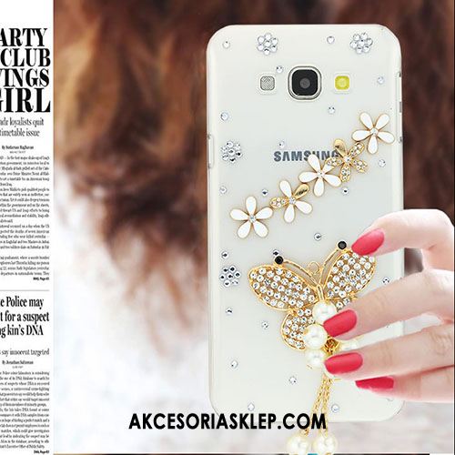 Futerał Samsung Galaxy A8 Tendencja Anti-fall Rhinestone Biały Gwiazda Pokrowce Oferta