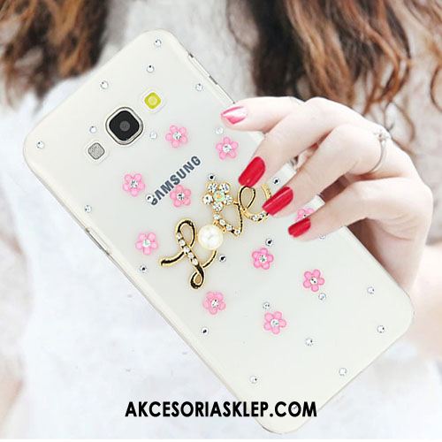 Futerał Samsung Galaxy A8 Tendencja Anti-fall Rhinestone Biały Gwiazda Pokrowce Oferta