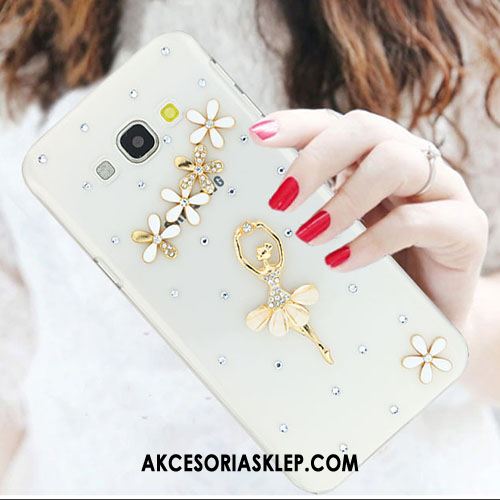 Futerał Samsung Galaxy A8 Tendencja Anti-fall Rhinestone Biały Gwiazda Pokrowce Oferta