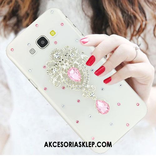 Futerał Samsung Galaxy A8 Tendencja Anti-fall Rhinestone Biały Gwiazda Pokrowce Oferta