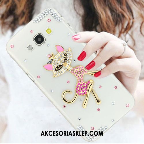 Futerał Samsung Galaxy A8 Tendencja Anti-fall Rhinestone Biały Gwiazda Pokrowce Oferta