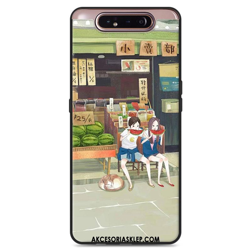 Futerał Samsung Galaxy A80 Silikonowe Wiszące Ozdoby Sztuka Świeży Zielony Pokrowce Sprzedam