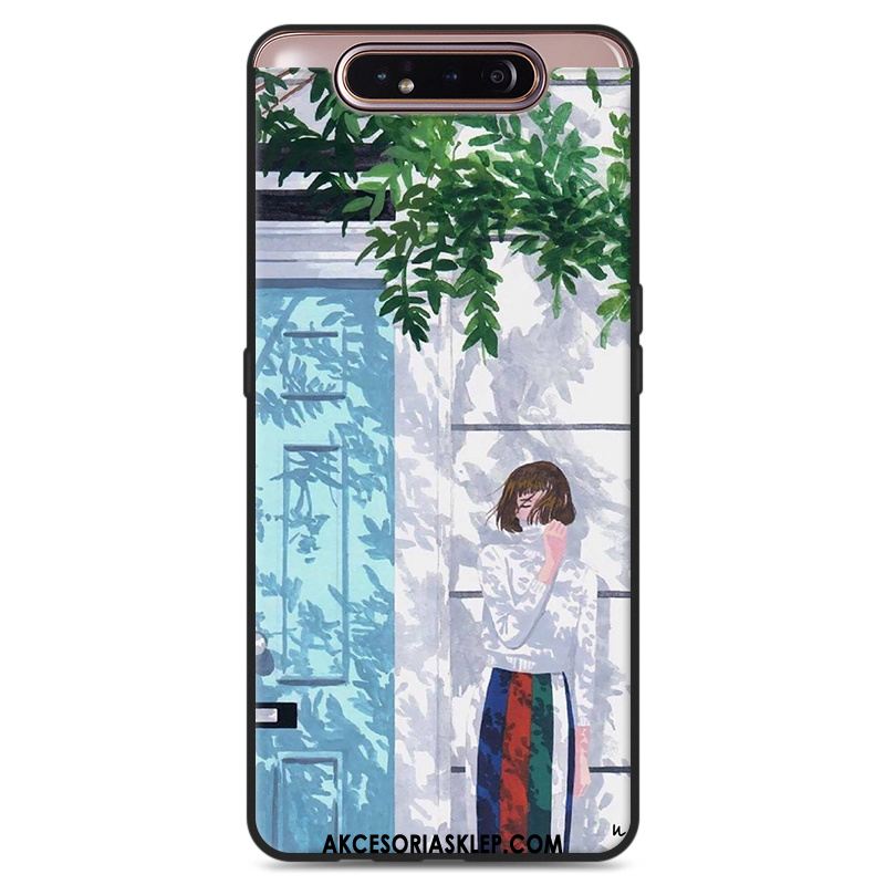 Futerał Samsung Galaxy A80 Silikonowe Wiszące Ozdoby Sztuka Świeży Zielony Pokrowce Sprzedam