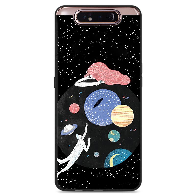 Futerał Samsung Galaxy A80 Silikonowe Wiszące Ozdoby Sztuka Świeży Zielony Pokrowce Sprzedam