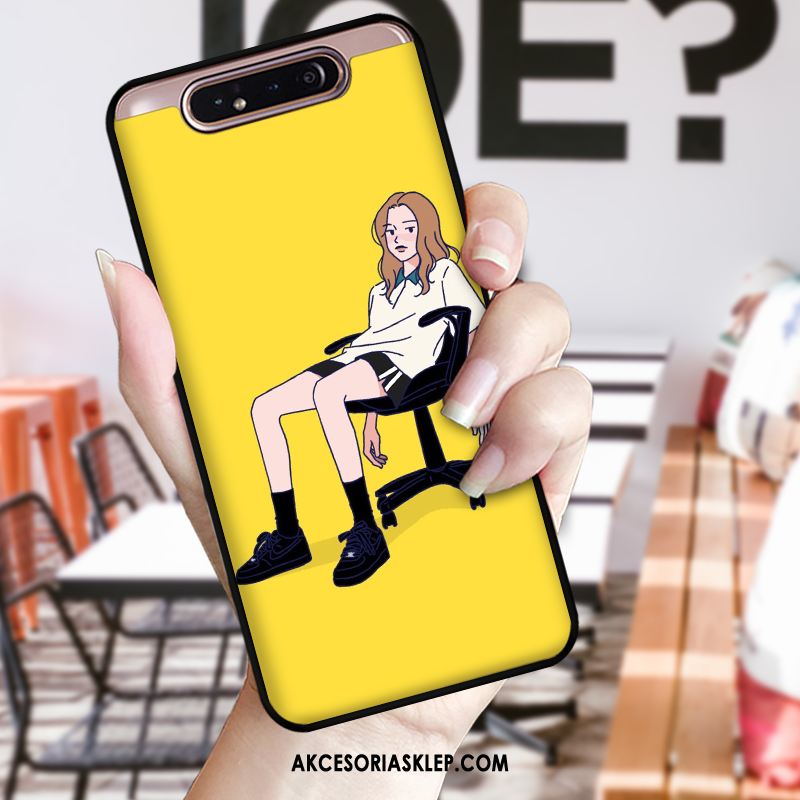Futerał Samsung Galaxy A80 Telefon Komórkowy Miękki Zakochani Gwiazda Żółty Pokrowce Sklep