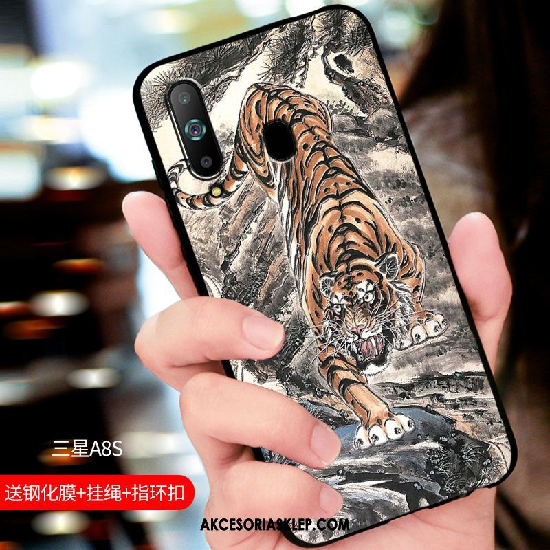 Futerał Samsung Galaxy A8s Telefon Komórkowy Miękki Ochraniacz Anti-fall Czerwony Netto Pokrowce Sprzedam
