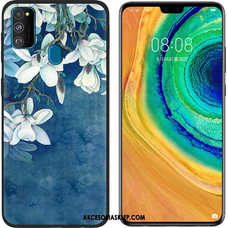 Futerał Samsung Galaxy M30s Silikonowe Kreskówka Telefon Komórkowy Różowe Płótno Etui Na Sprzedaż