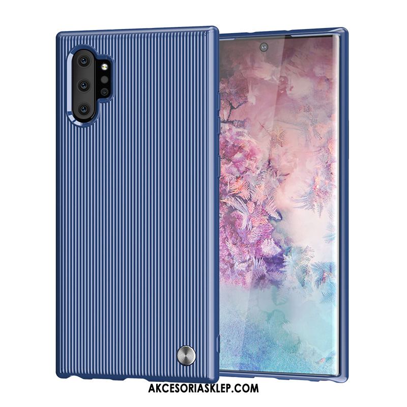 Futerał Samsung Galaxy Note 10+ Miękki Czarny Ochraniacz Silikonowe Gwiazda Pokrowce Kup