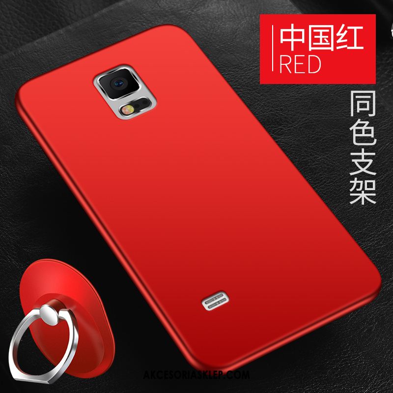 Futerał Samsung Galaxy Note 4 Ochraniacz Miękki Nubuku Tendencja Czerwony Pokrowce Kup