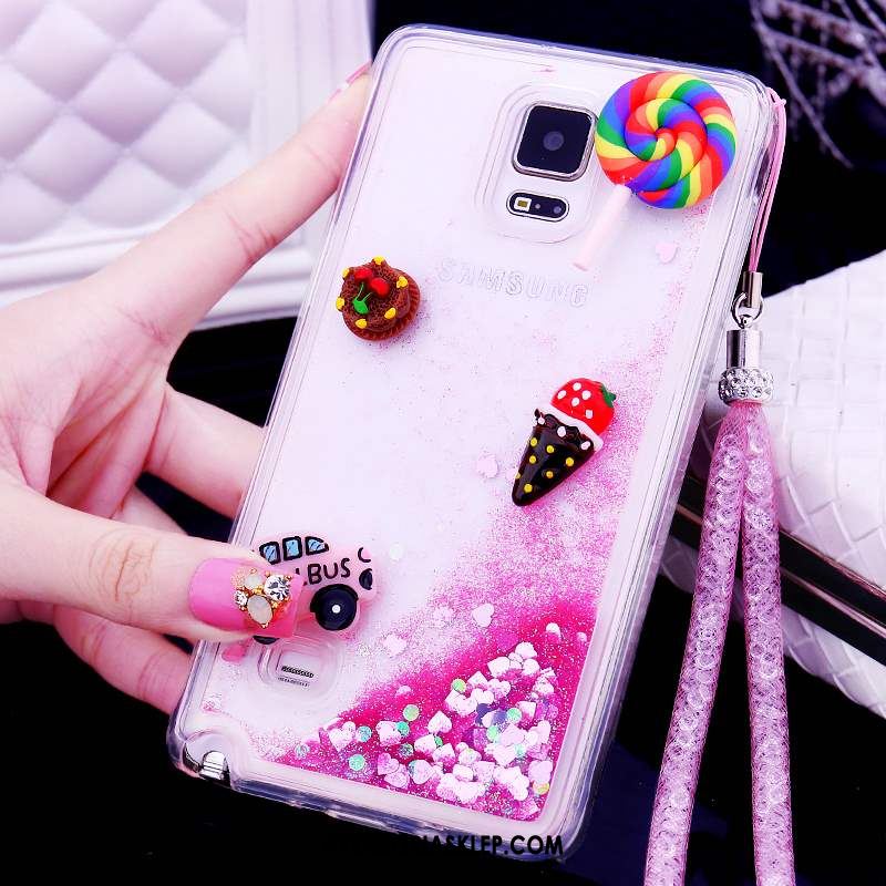 Futerał Samsung Galaxy Note 4 Telefon Komórkowy Gwiazda Ochraniacz Rhinestone Różowe Pokrowce Tanie