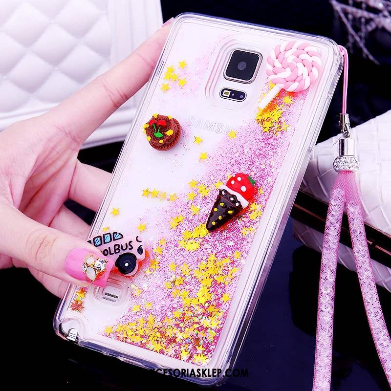 Futerał Samsung Galaxy Note 4 Telefon Komórkowy Gwiazda Ochraniacz Rhinestone Różowe Pokrowce Tanie