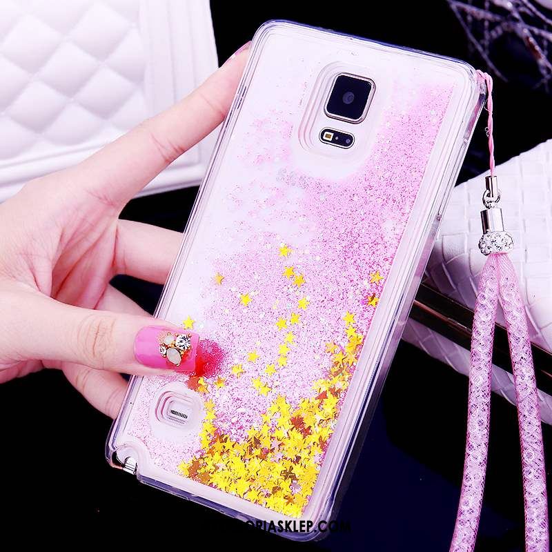 Futerał Samsung Galaxy Note 4 Telefon Komórkowy Gwiazda Ochraniacz Rhinestone Różowe Pokrowce Tanie