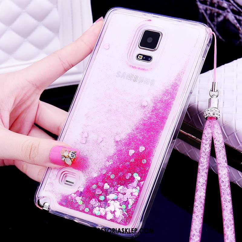 Futerał Samsung Galaxy Note 4 Telefon Komórkowy Gwiazda Ochraniacz Rhinestone Różowe Pokrowce Tanie