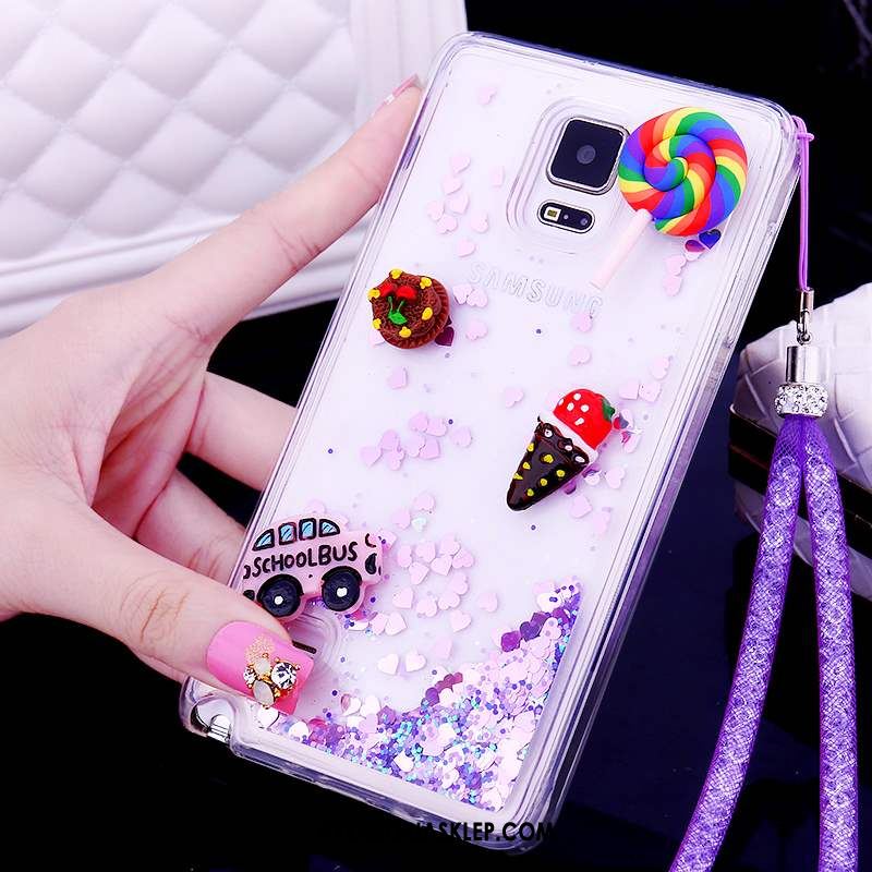 Futerał Samsung Galaxy Note 4 Telefon Komórkowy Gwiazda Ochraniacz Rhinestone Różowe Pokrowce Tanie