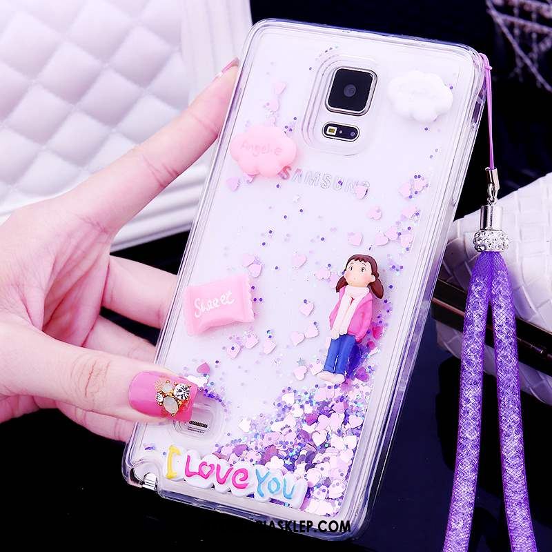 Futerał Samsung Galaxy Note 4 Telefon Komórkowy Gwiazda Ochraniacz Rhinestone Różowe Pokrowce Tanie