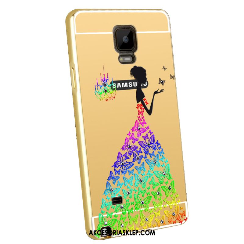 Futerał Samsung Galaxy Note 4 Telefon Komórkowy Metal Lustro Granica Poszycie Obudowa Kup