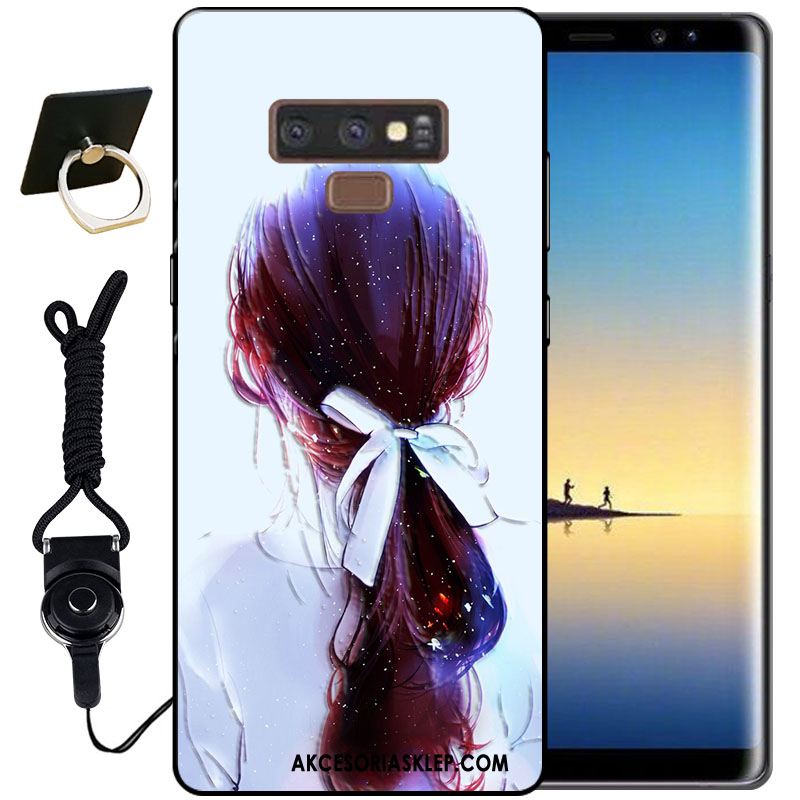 Futerał Samsung Galaxy Note 9 Czarny Vintage Silikonowe Ładny Miękki Obudowa Oferta