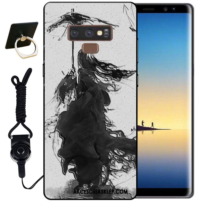 Futerał Samsung Galaxy Note 9 Czarny Vintage Silikonowe Ładny Miękki Obudowa Oferta