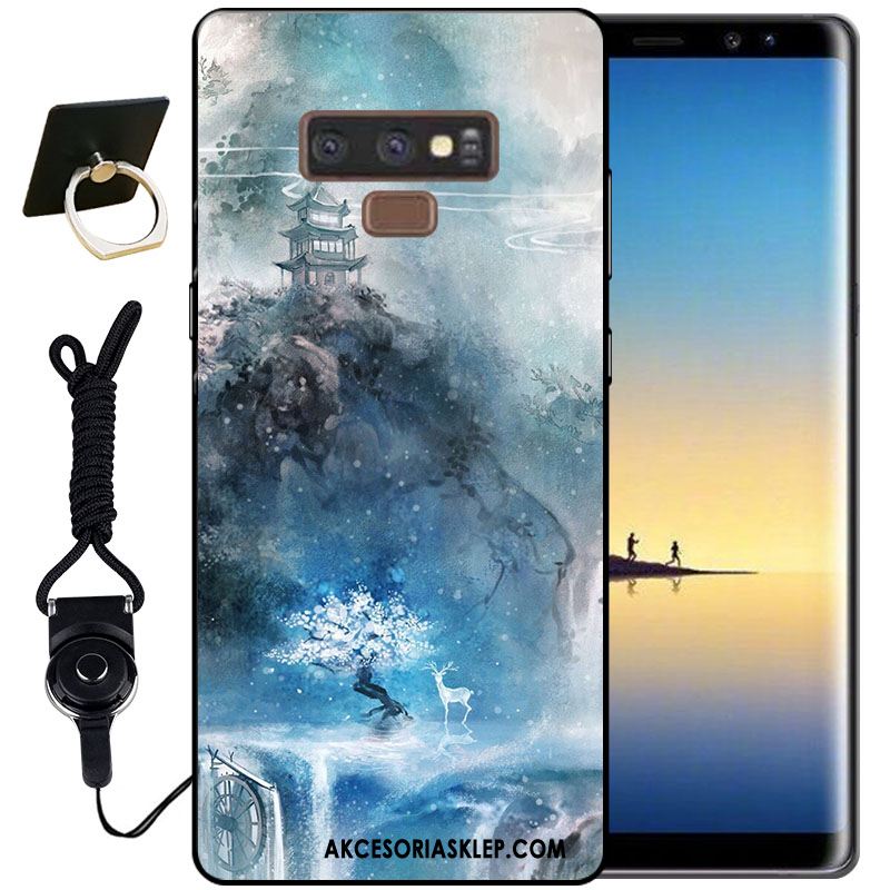 Futerał Samsung Galaxy Note 9 Czarny Vintage Silikonowe Ładny Miękki Obudowa Oferta