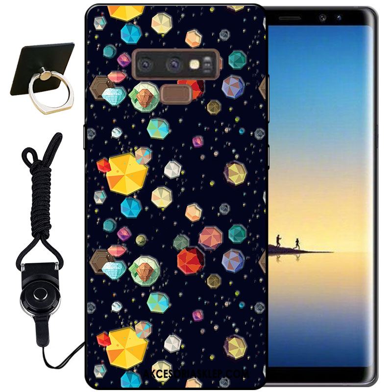 Futerał Samsung Galaxy Note 9 Czarny Vintage Silikonowe Ładny Miękki Obudowa Oferta