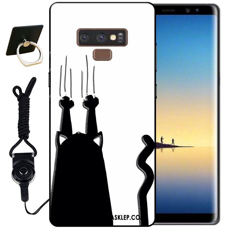 Futerał Samsung Galaxy Note 9 Czarny Vintage Silikonowe Ładny Miękki Obudowa Oferta