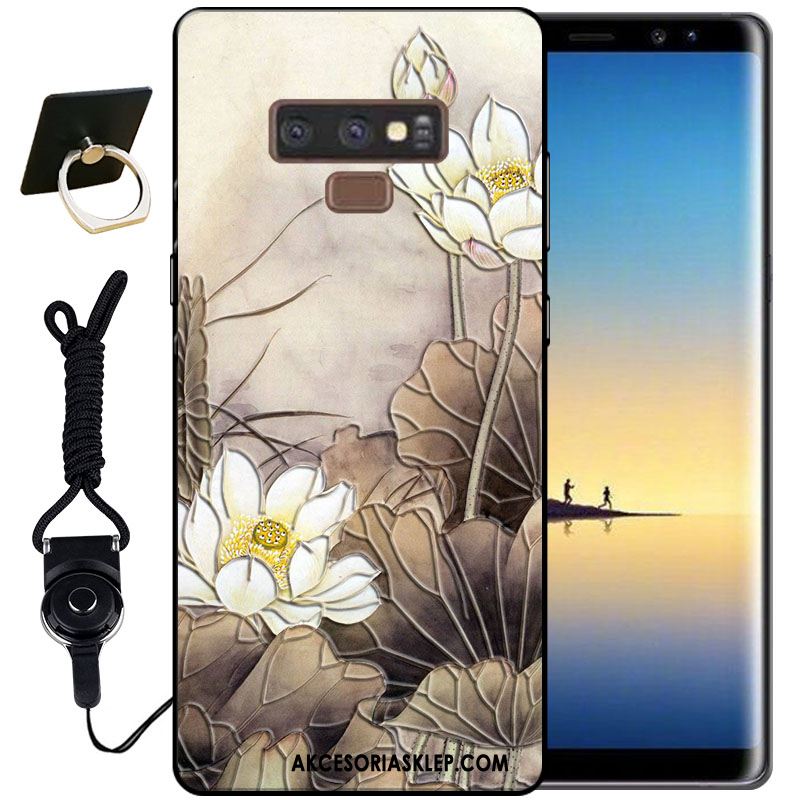 Futerał Samsung Galaxy Note 9 Czarny Vintage Silikonowe Ładny Miękki Obudowa Oferta