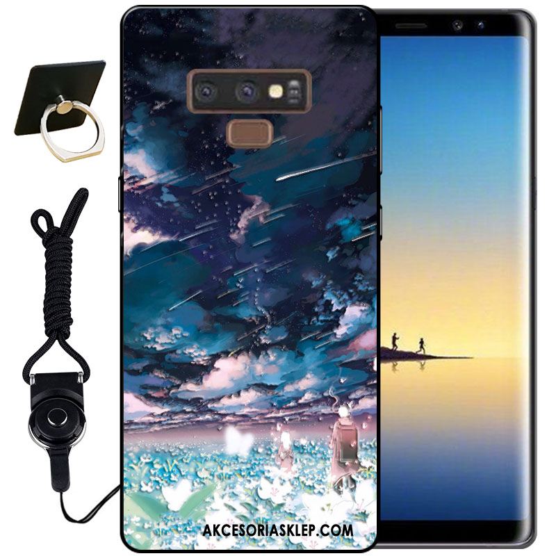 Futerał Samsung Galaxy Note 9 Czarny Vintage Silikonowe Ładny Miękki Obudowa Oferta