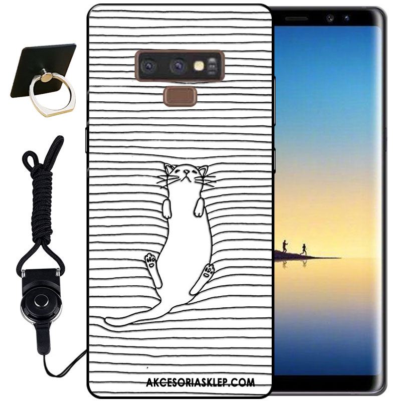 Futerał Samsung Galaxy Note 9 Czarny Vintage Silikonowe Ładny Miękki Obudowa Oferta