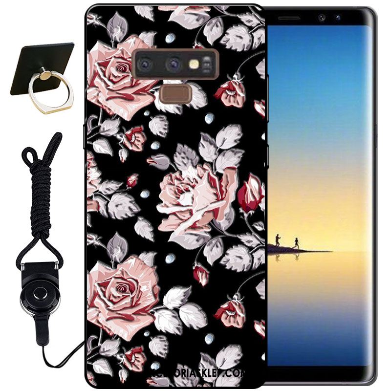 Futerał Samsung Galaxy Note 9 Czarny Vintage Silikonowe Ładny Miękki Obudowa Oferta