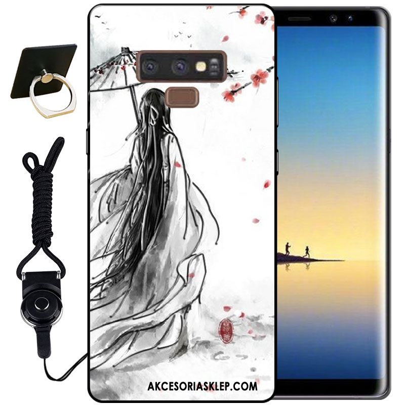 Futerał Samsung Galaxy Note 9 Czarny Vintage Silikonowe Ładny Miękki Obudowa Oferta