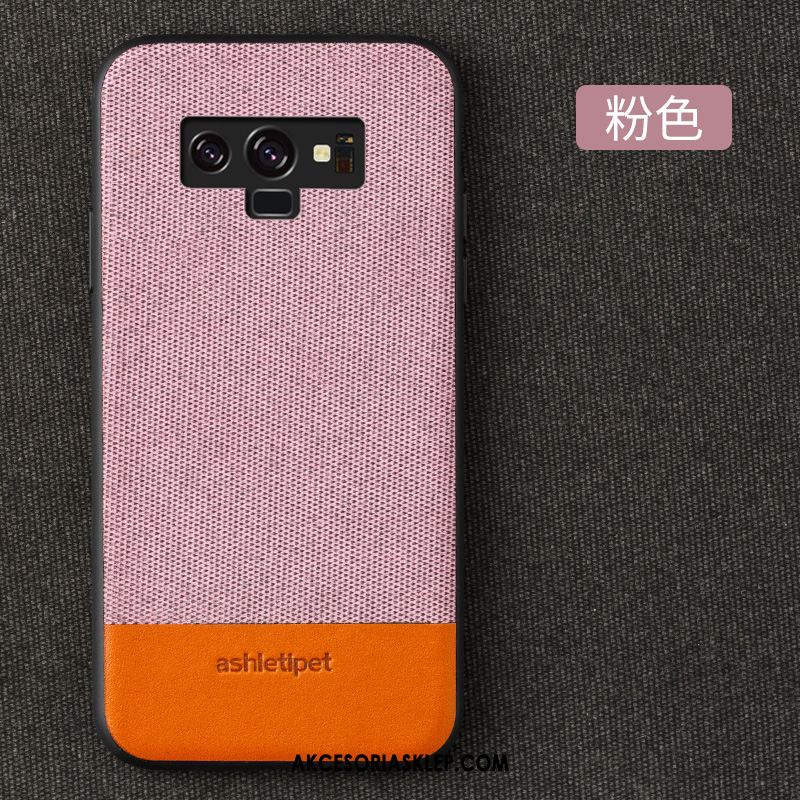 Futerał Samsung Galaxy Note 9 Czerwony Płótno Telefon Komórkowy Biznes Gwiazda Etui Online