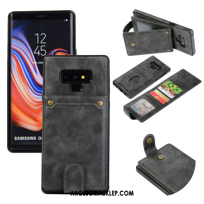 Futerał Samsung Galaxy Note 9 Gwiazda Anti-fall Czarny Telefon Komórkowy All Inclusive Pokrowce Sklep