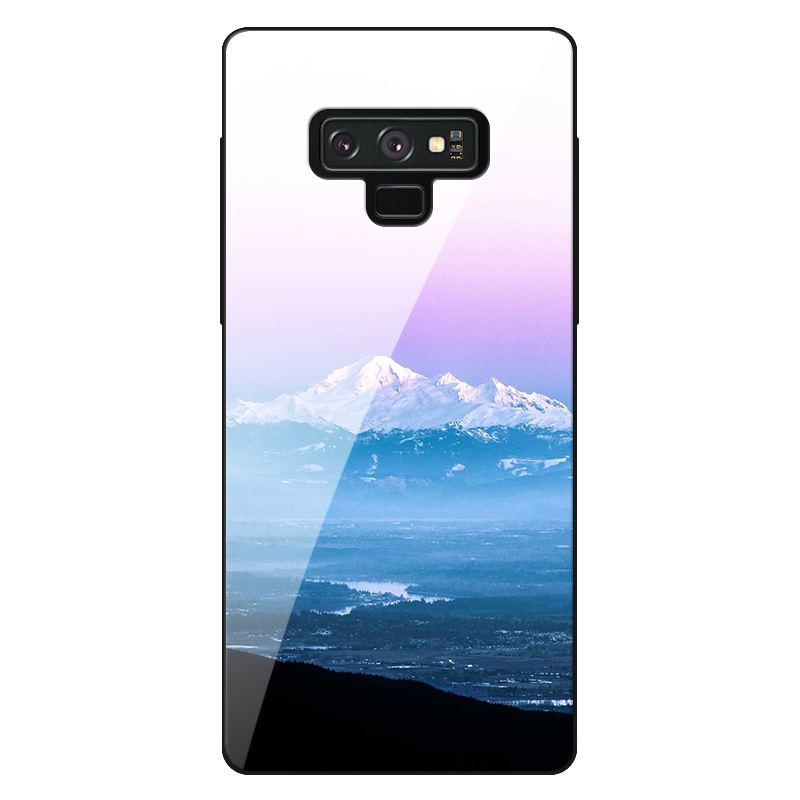 Futerał Samsung Galaxy Note 9 Ochraniacz Proste Purpurowy Gwiazda Szkło Etui Tanie