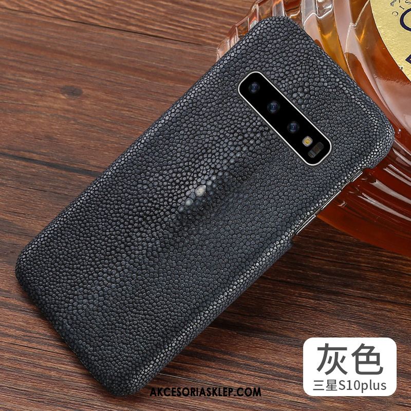 Futerał Samsung Galaxy S10+ Czarny All Inclusive Miękki Skóra Silikonowe Etui Kupię