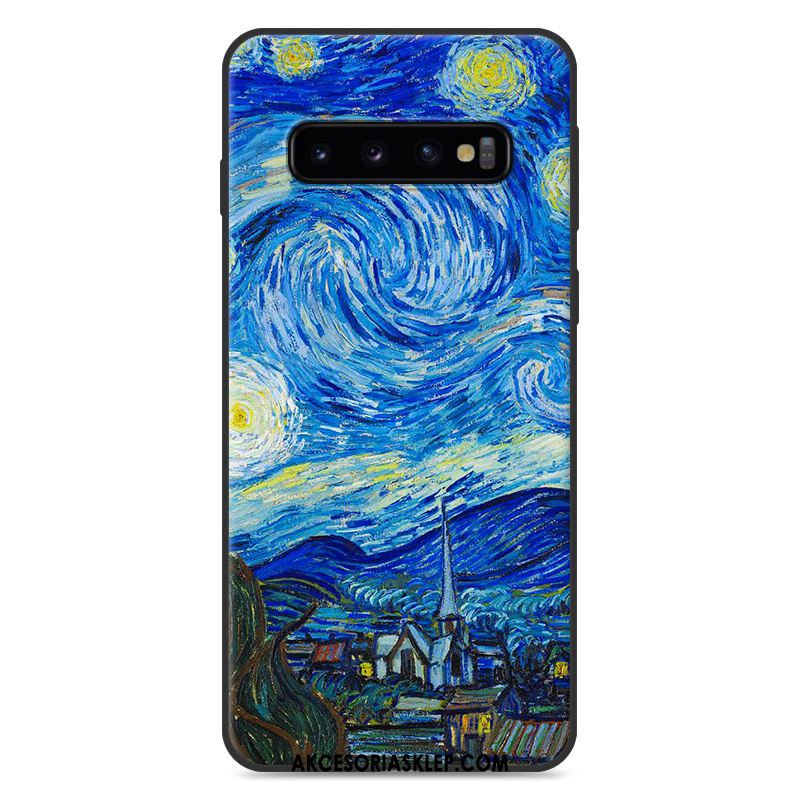Futerał Samsung Galaxy S10+ Ochraniacz Niebieski Kolor Telefon Komórkowy Sceneria Obudowa Kup