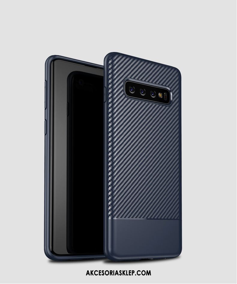 Futerał Samsung Galaxy S10+ Silikonowe Anti-fall Czarny Trudno Nowy Etui Kupię