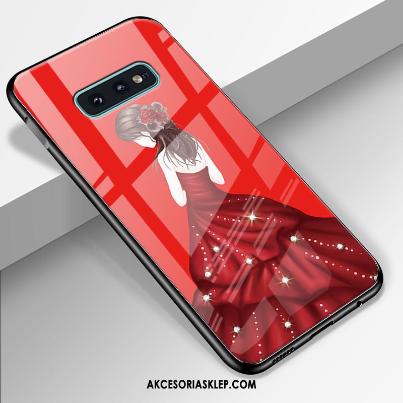 Futerał Samsung Galaxy S10+ Tendencja Telefon Komórkowy Gazy Osobowość Czerwony Pokrowce Tanie