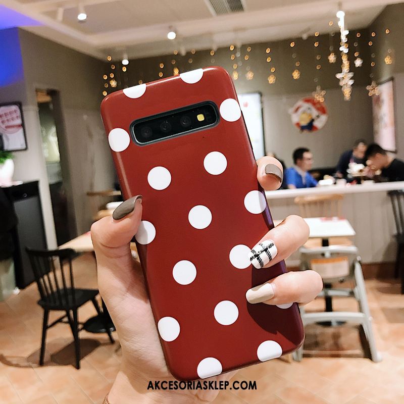 Futerał Samsung Galaxy S10 Tendencja Telefon Komórkowy Gwiazda Nubuku Zielony Etui Dyskont