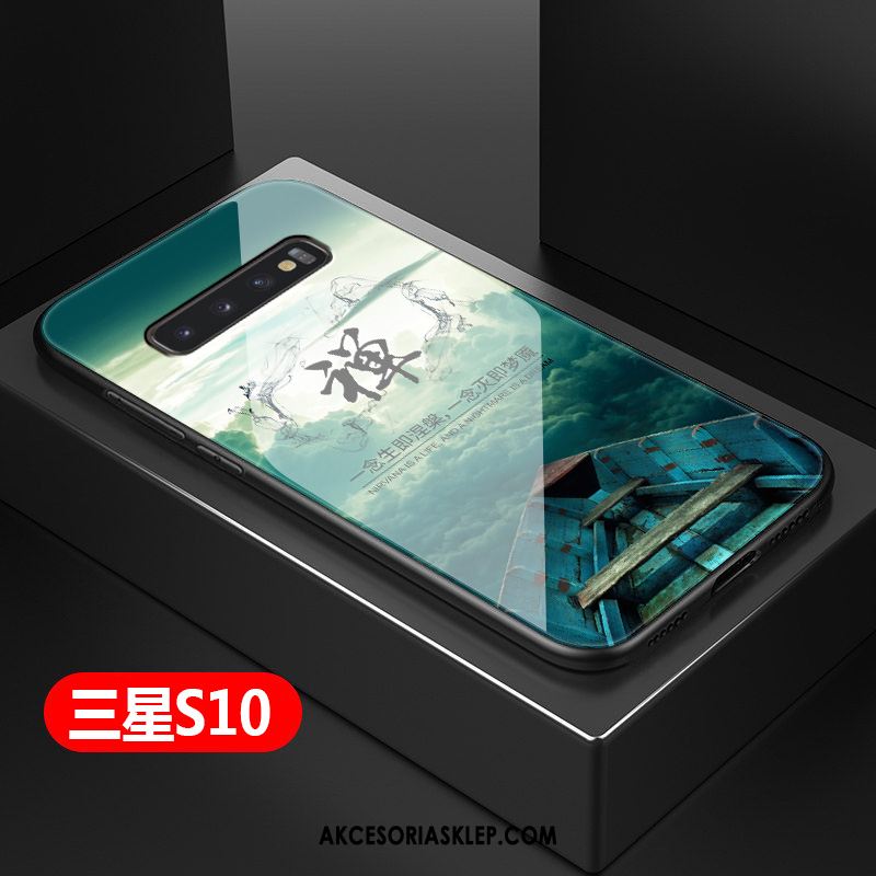 Futerał Samsung Galaxy S10 Zielony Modna Marka Ochraniacz Telefon Komórkowy Anti-fall Etui Na Sprzedaż