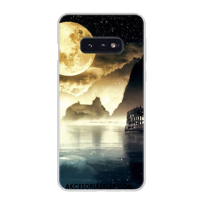 Futerał Samsung Galaxy S10e Miękki Ochraniacz Anti-fall Silikonowe Biały Obudowa Tanie